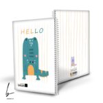 دفتر 100 برگ ایمان سری حیوانات طرح اسب دریایی