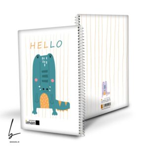 دفتر 100 برگ ایمان سری حیوانات طرح اسب دریایی