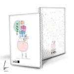 دفتر 100 برگ ایمان سری حیوانات طرح زرافه