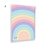 دفتر مشق 100 برگ پیتیکو سری رنگی