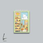 دفترچه یادداشت back to school طرح اسکای