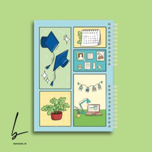 دفتر 80 برگ طرح یونی بوک