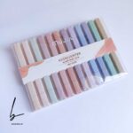 ماژیک هایلایتر پاستلی دو سر مجموعه 12 عددی