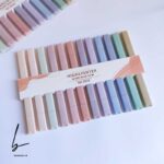 ماژیک هایلایتر پاستلی دو سر مجموعه 12 عددی