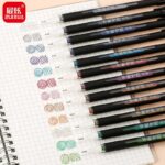 روان نویس 12 رنگ مون لایت ZUIXUA بدنه مشکی - Image 2