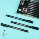 روان نویس 12 رنگ مون لایت ZUIXUA بدنه مشکی - Image 3