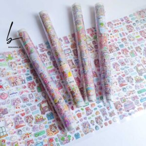 استیکر رولی نیم متری طرح دختر