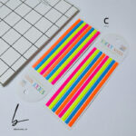 اندیکس و استیک نوت شفاف هایلایتری مدل بلند