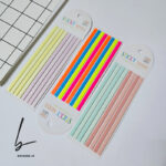 اندیکس و استیک نوت شفاف هایلایتری مدل بلند