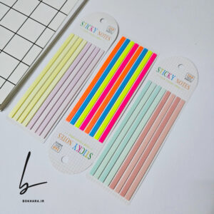 اندیکس و استیک نوت شفاف هایلایتری مدل بلند