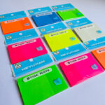 استیک نوت شفاف نئونی