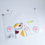 کاور A4 زیپی طرح پنجه گربه