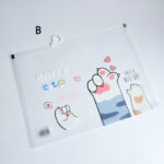 کاور A4 زیپی طرح پنجه گربه