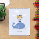 دفتر نقاشی ۴۰ برگ وزیری