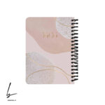 سررسید پالتویی 1404 دات نوت طرح مینیمال کرمی