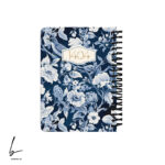 سررسید پالتویی 1404 دات نوت طرح گل آبی