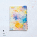 دفتر خط دار 80 برگ مکث طرح هندسه