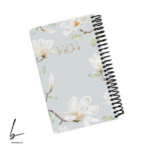 سررسید اروپایی 1404 دات نوت طرح شکوفه