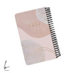 سررسید اروپایی 1404 دات نوت طرح مینیمال کرمی