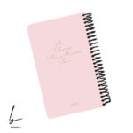 سررسید اروپایی 1404 دات نوت رنگ صورتی