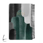 سررسید اروپایی 1404 دات نوت طرح مینیمال سبز تیره