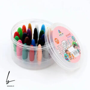 مدادشمعی جادویی 24 رنگ پاستل روغنی