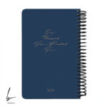 سررسید اروپایی 1404 دات نوت طرح سرمه ای