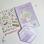 استیکر 3 بعدی تک ورقی همراه با پنس