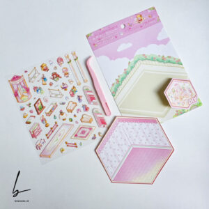 استیکر 3 بعدی تک ورقی همراه با پنس