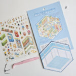 استیکر 3 بعدی تک ورقی همراه با پنس