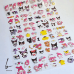 استیکر 24 ورقه ای ضد آب کرومی و دوستان