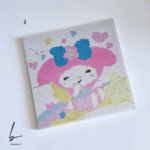 نقاشی الماسی بوم دار انیمه