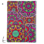 دفتر خط دار 80 برگ سم مدل ماندلا