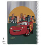 دفتر خط دار 100 برگ سم مدل مک کویین