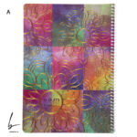 دفتر خط دار 80 برگ سم مدل ماندلا