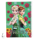 دفتر خط دار 80 برگ سم مدل آنا و السا