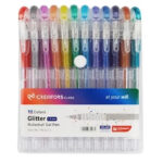 روان نویس کریتورز کلاس معطر مدل گلیتر طرح اکلیلی بسته 12عددی