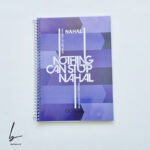 دفتر زبان دو خط مجلد 80 برگ نهال