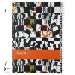 دفتر خط دار 100 برگ سم مدل هنری