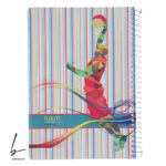 دفتر خط دار 100 برگ سم مدل بسکتبال