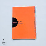 دفتر خط دار 100 برگ مجلد مکث نوت سری نئونی