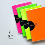 دفتر خط دار 100 برگ مجلد مکث نوت سری نئونی - Image 2