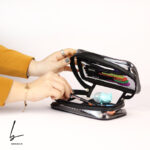 جامدادی دو زیپ طلقی پاستلی کیفت KIFET