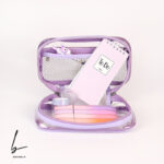 جامدادی دو زیپ طلقی پاستلی کیفت KIFET - Image 3