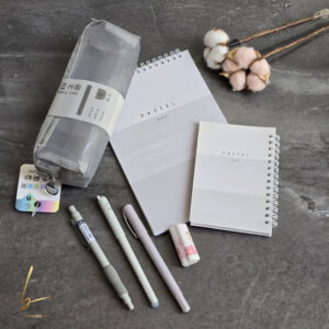 ست لوازم تحریر پاستلی 7 تکه