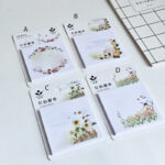 استیک نوت فانتزی طرح گل آفتابگردان