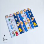 خط کش فانتزی چوبی 15 سانتی متری