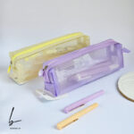 جامدادی توری تک زیپ CHEERFUL سری پاستلی