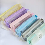 جامدادی توری تک زیپ CHEERFUL سری پاستلی