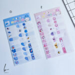 برچسب ضد آب اسم و فامیل پک دو ورقی